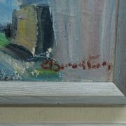 Carl Berndtsson, Swedish Modern Painting, 1960s, Oil on Canvas, Framed