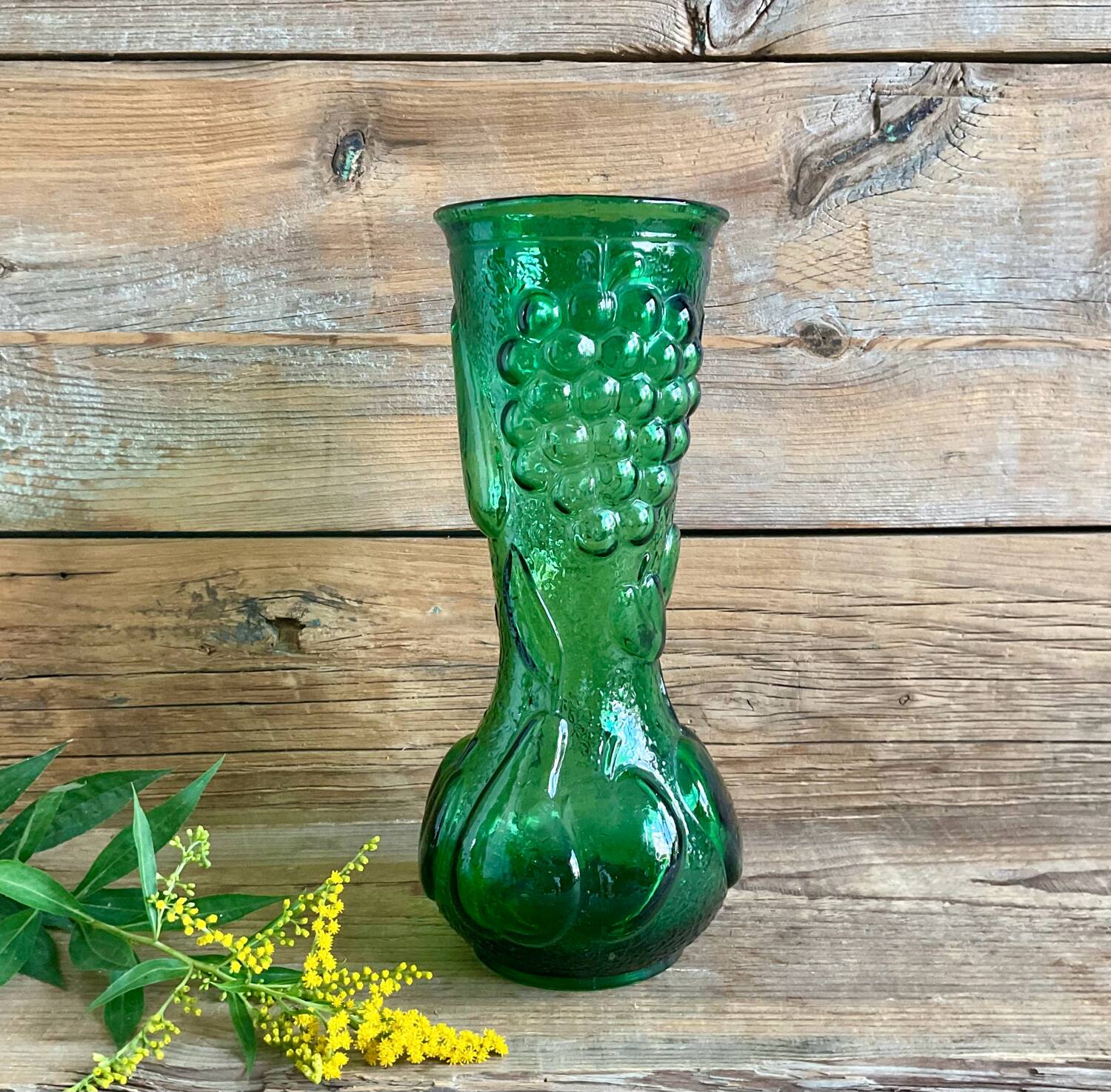 Glass vase "fruits" made in Italy