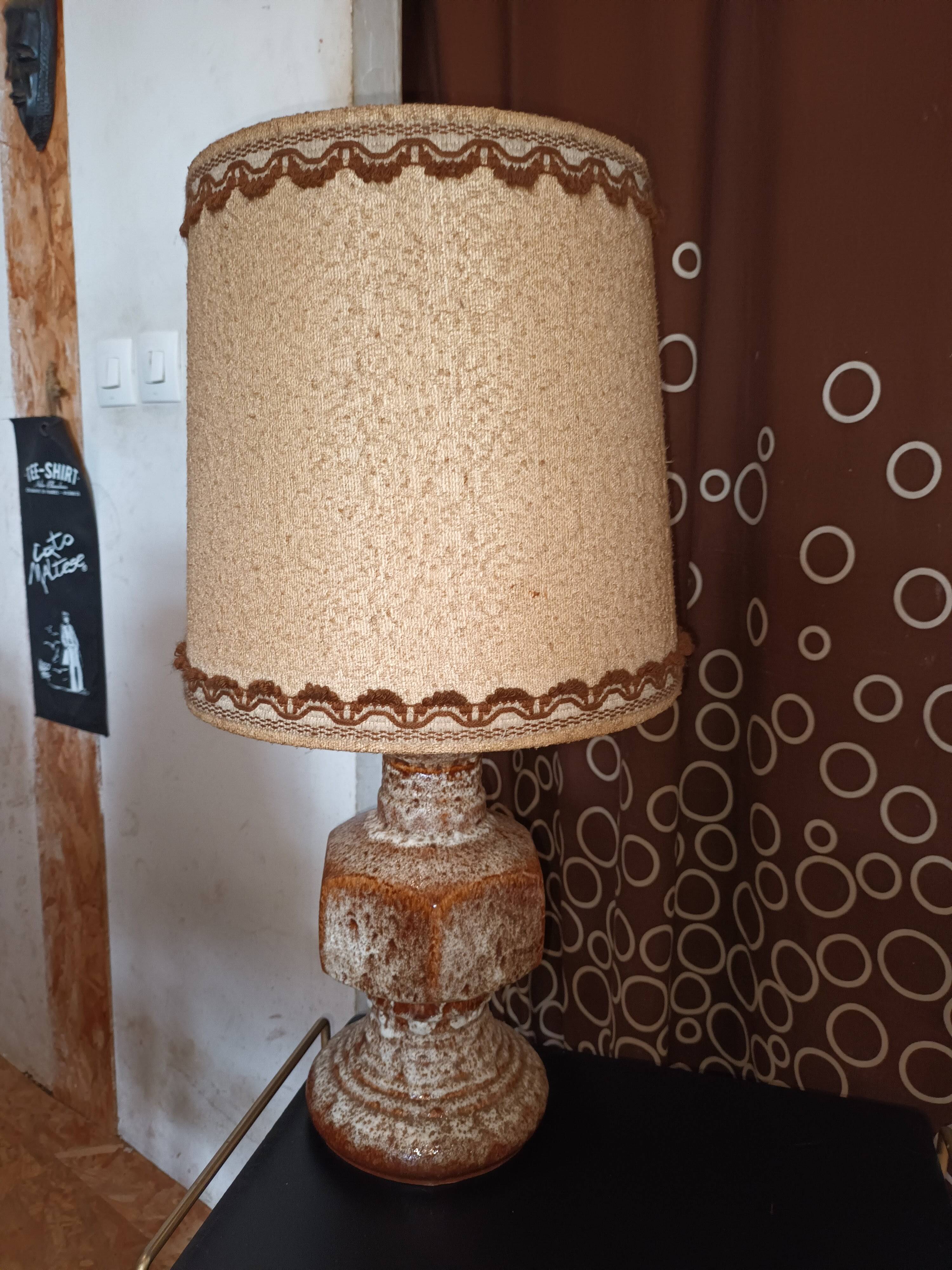 Fat Lava ceramic lamp