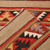 Tapis couloir kilim vintage – Tissage artisanal d’Anatolie, années 60