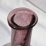 Carafe en verre bullé de Biot ou La Rochère