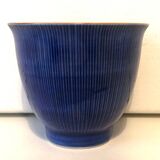 Handcrafted blue teacup