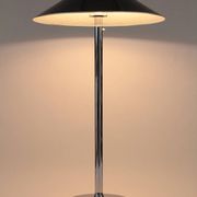 Ateljé Lyktan floor lamp with rare oversized custom shade – Sweden, 1970s