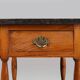 Table de nuit Art Déco française avec plateau en pierre bleue, années 1920