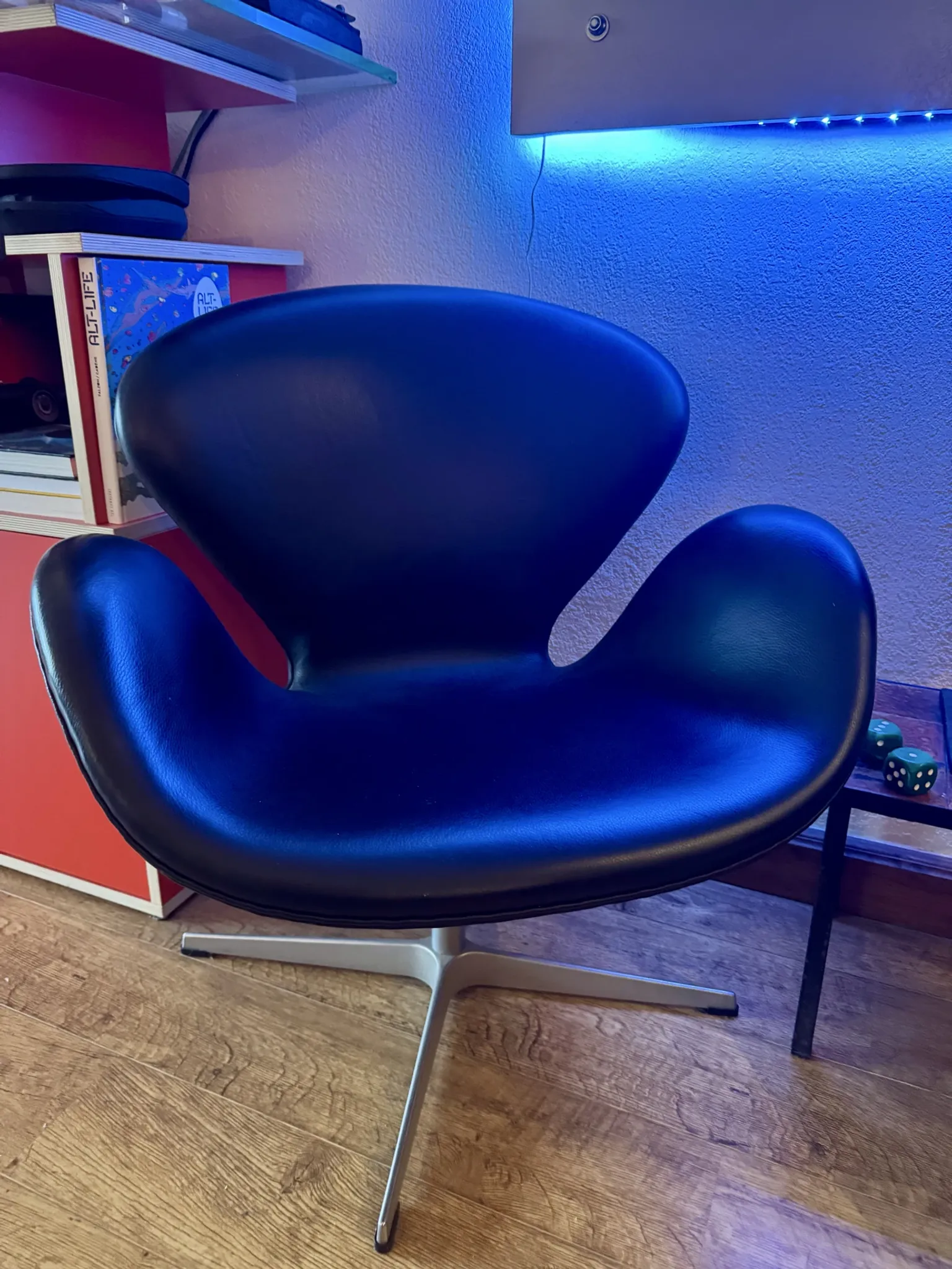 Fauteuil Swan d'Arne Jacobsen, Fritz Hansen