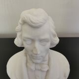 Bust of Chopin in alabaster PAT