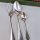 38-piece silver-plated cutlery set by Apollo.