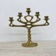 Mid-century large brutalist solid bronze candleholder, 1970s