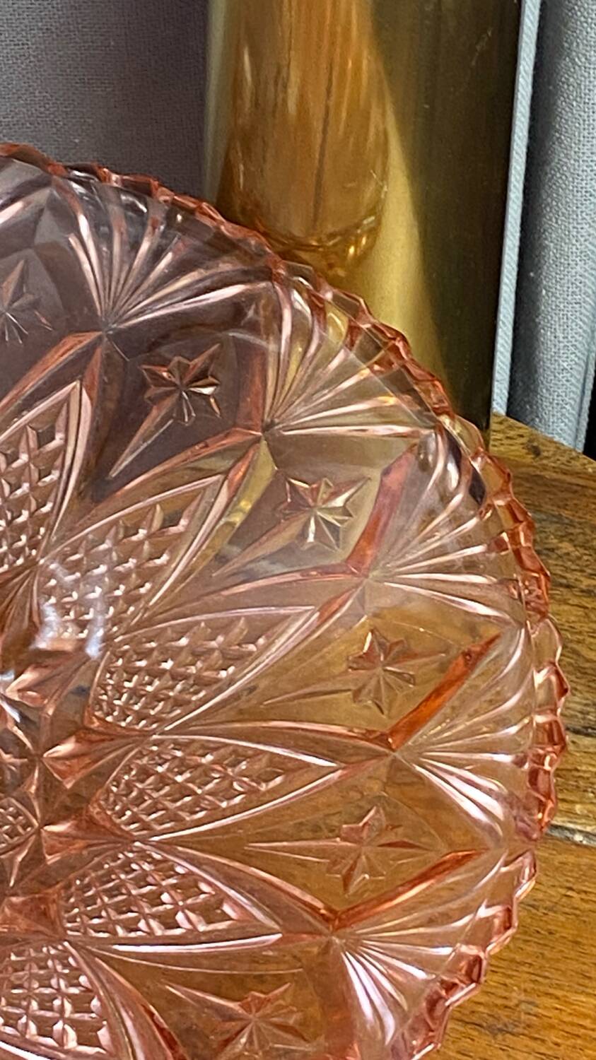 Coupe en verre rose, Rosaline, Luminarc