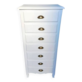 Chiffonnier ancien gris clair