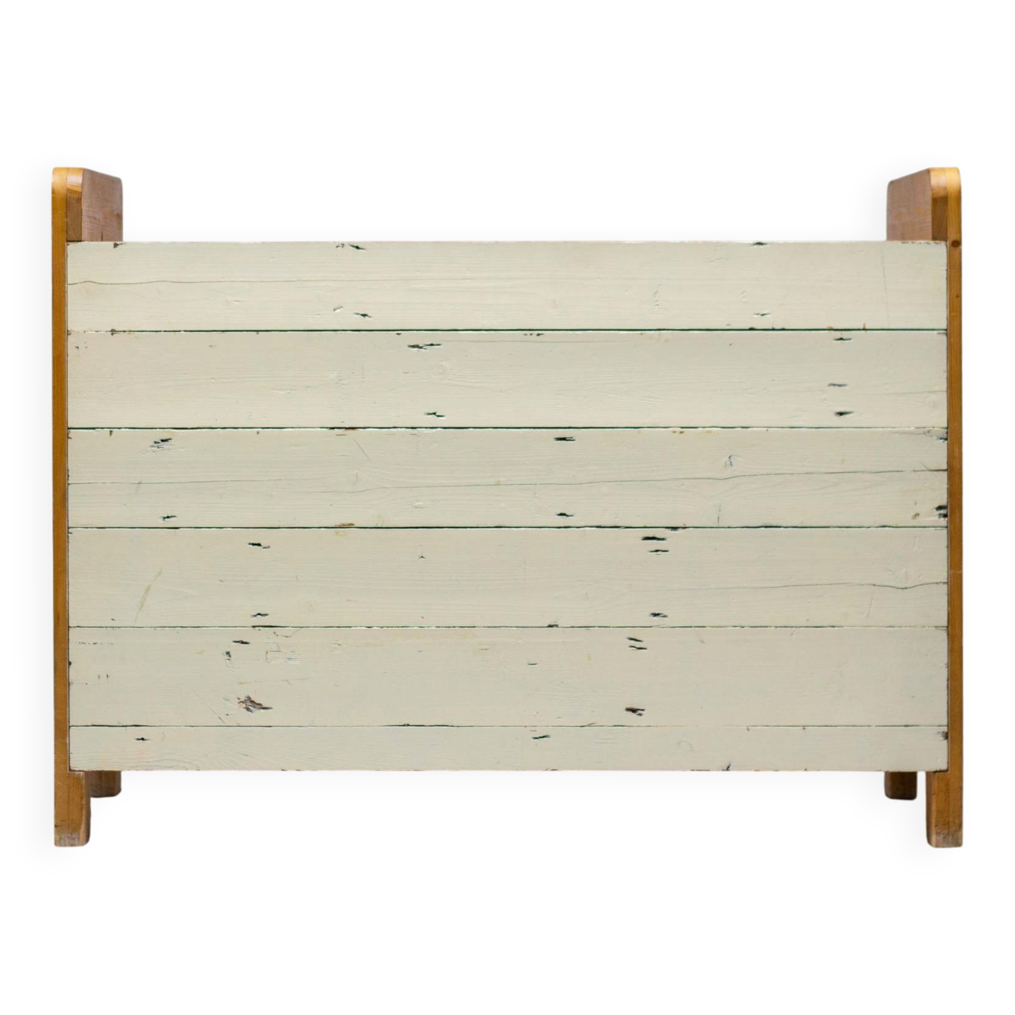 Reclaimed wood bench by Piet Hein Eek