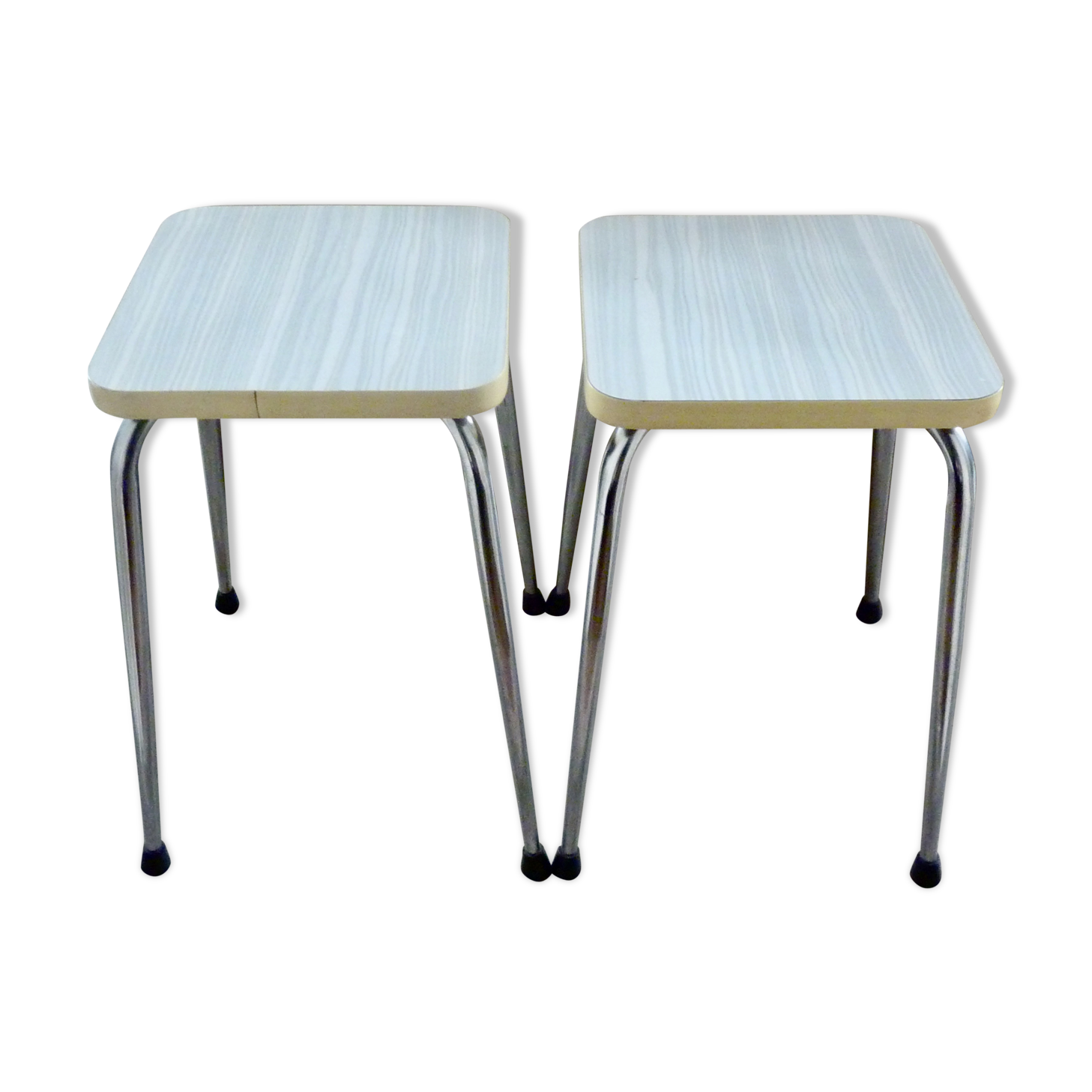 Pair of 60s formica stools