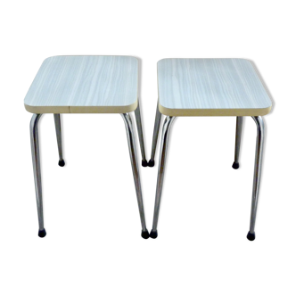 Pair of 60s formica stools