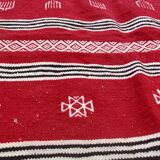 Traditional Berber handmade kilim rug in pure wool 200-110cm
