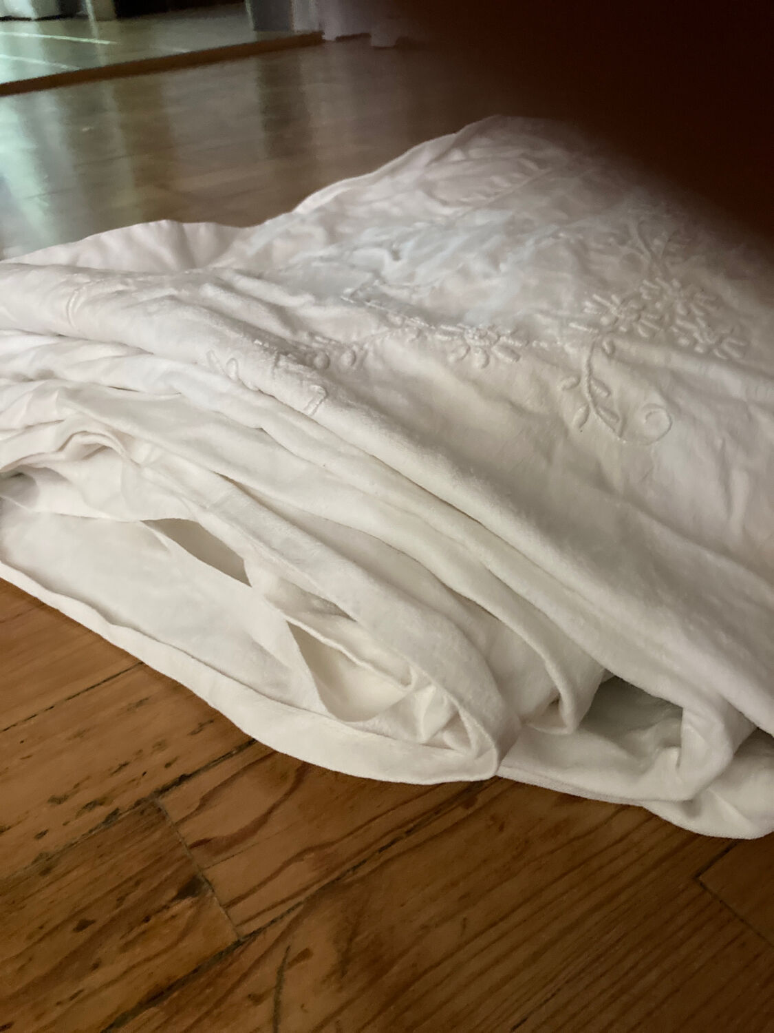 Linen and cotton sheet