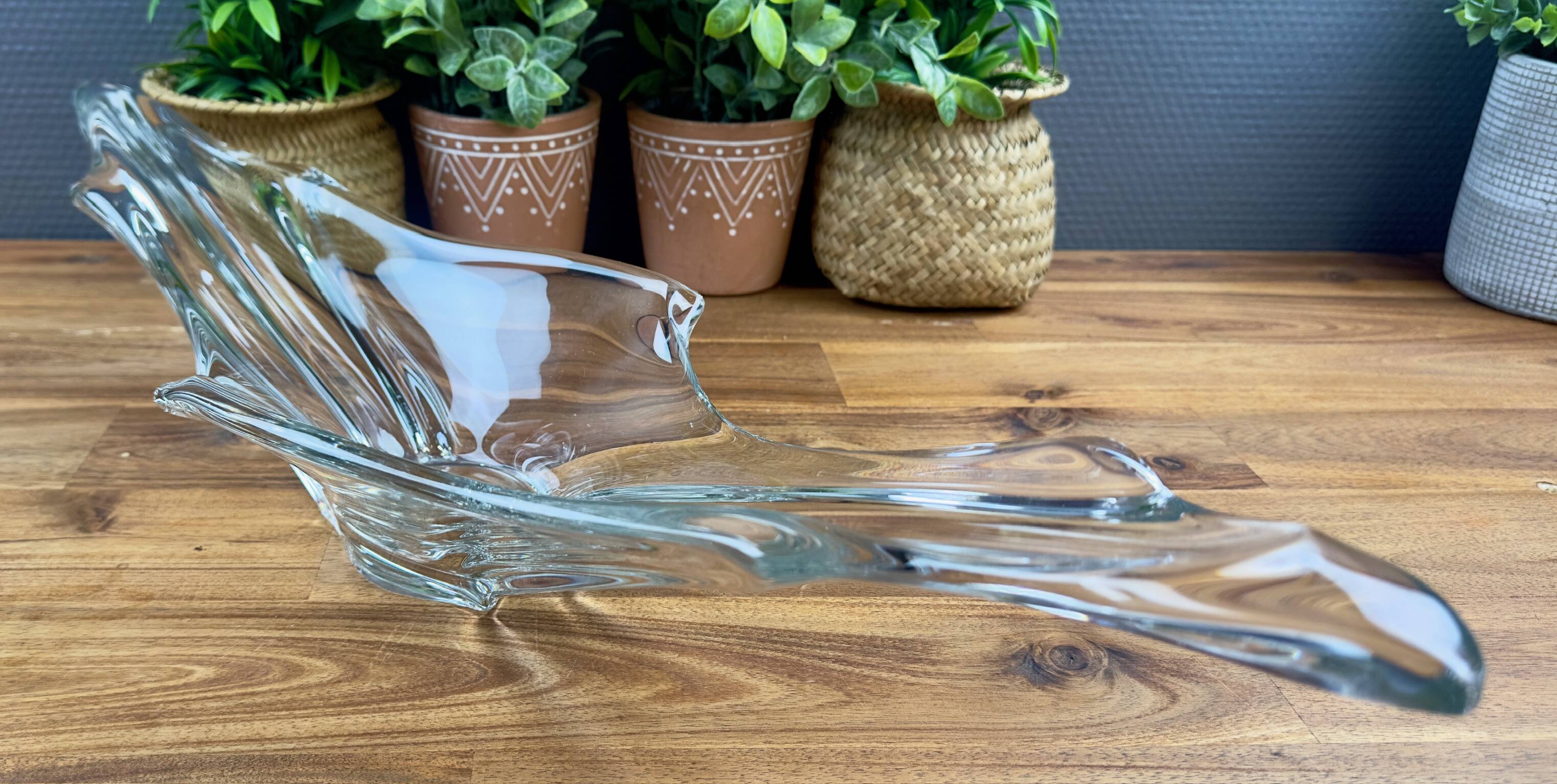 Vintage glass design centrepiece