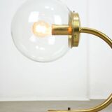 Large Italian Mid-century Brass Wall or Ceiling Lamp, 60s