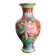 Vase Balustre Fleurs Pivoine Papillon Cloisonné Email Période République