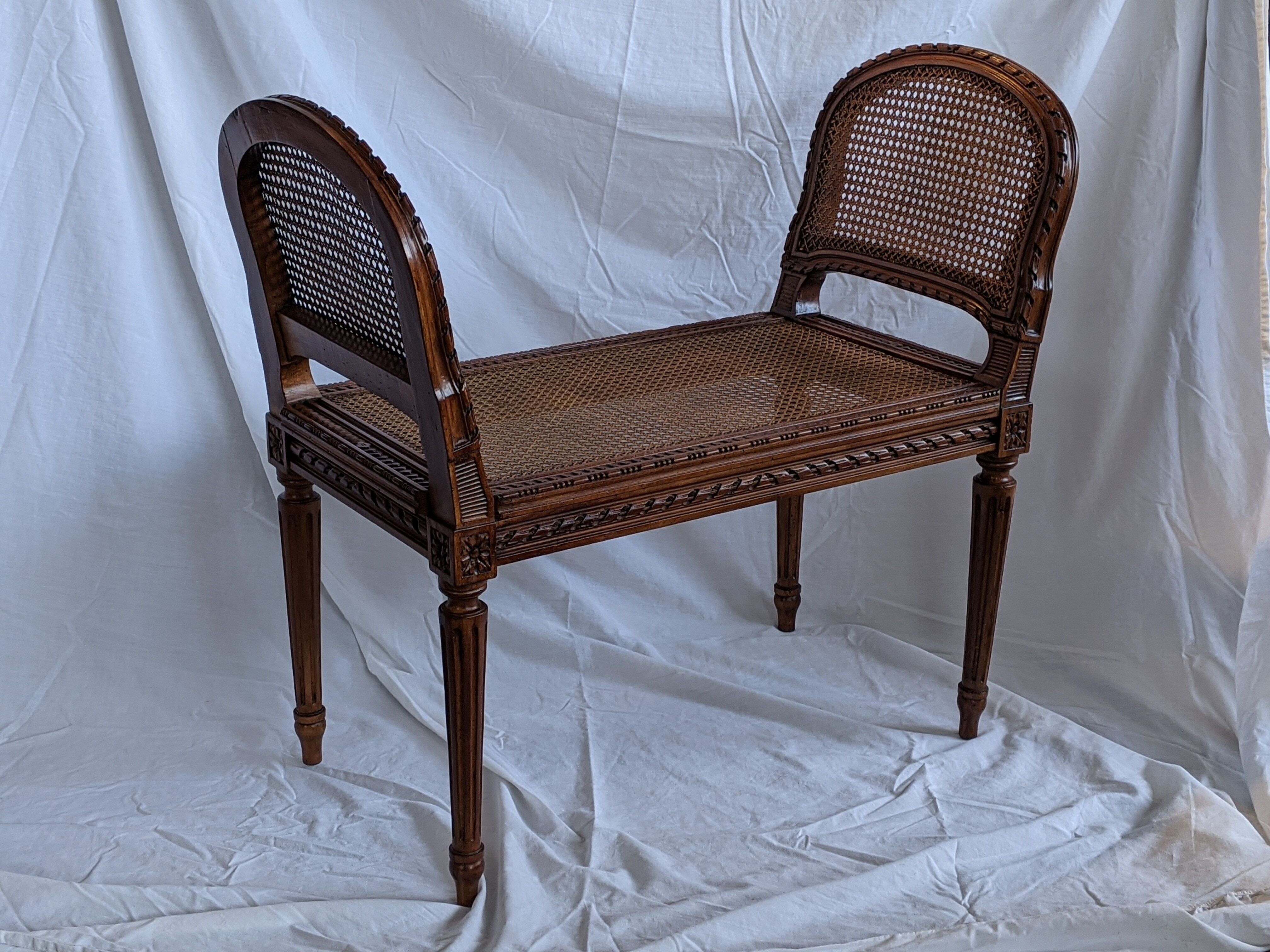Cannened bench from the first half of the 19th century