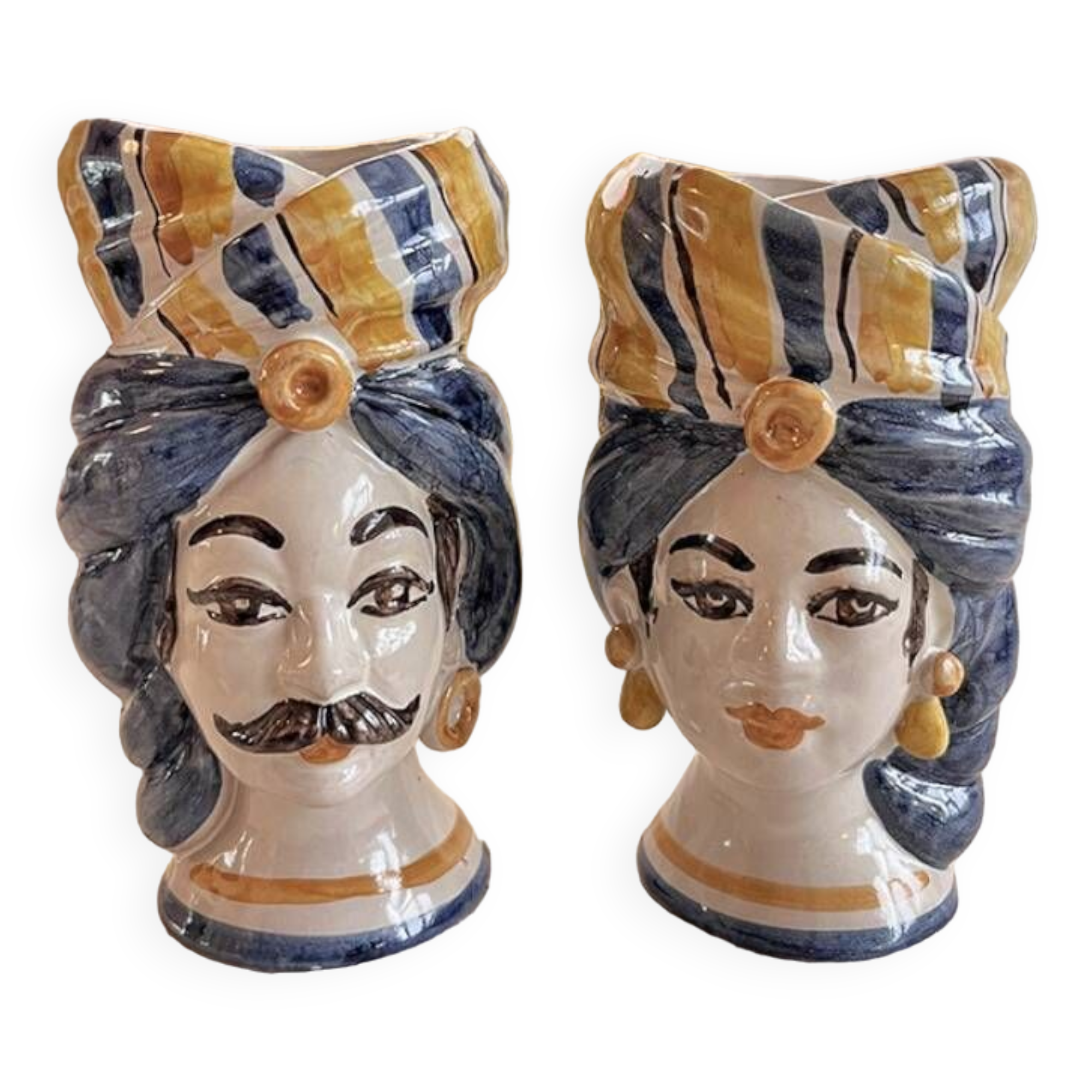 Sicilian vase - blue