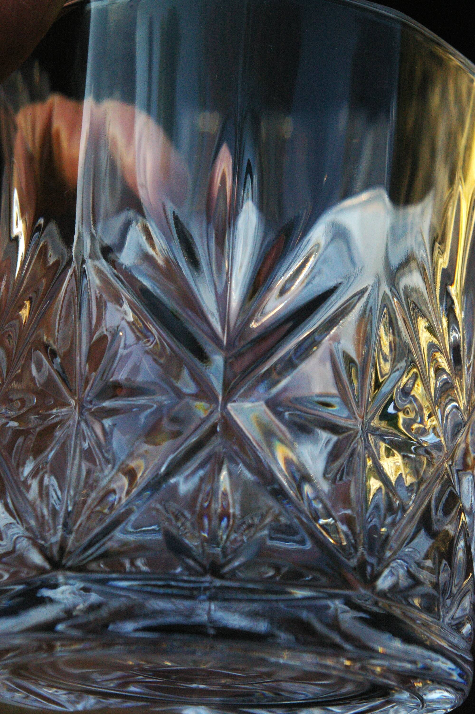 7 Crystal Whiskey Cup Glasses