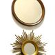 Duo of Vintage Golden SUN MIRRORS