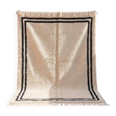 Handmade Moroccan rug in natural wool 200cm x 300cm
