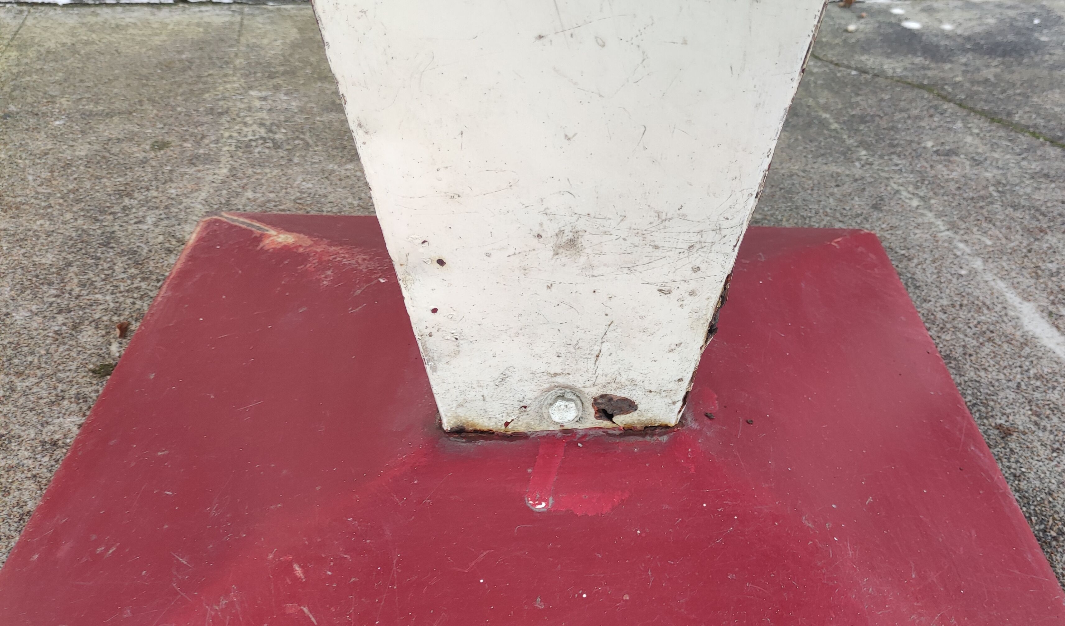 Vintage metal table Tolix