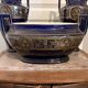 Lot 3 amphora vase boch keramis 1890 bfk fireplace garniture sèvres art deco