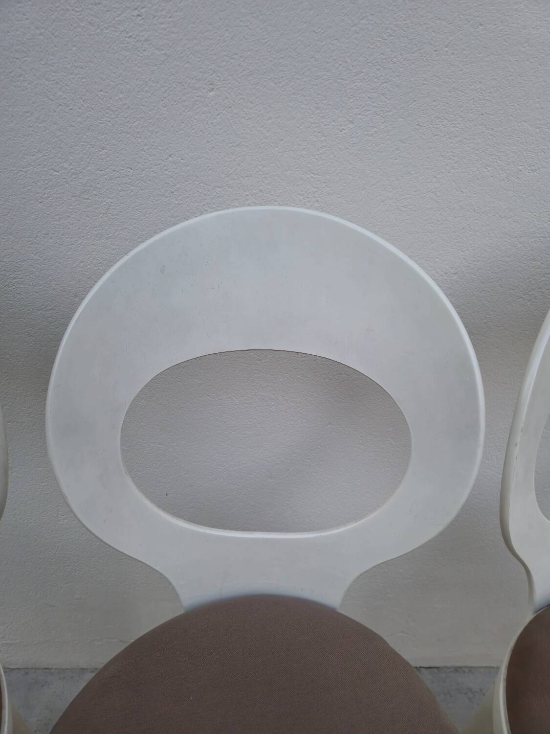 Set of 4 Baumann chairs, Mouette model, vintage 1950s