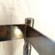 Harness square chrome and smoked glass vintage