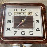 Vintage clock Japy in Formica 70s