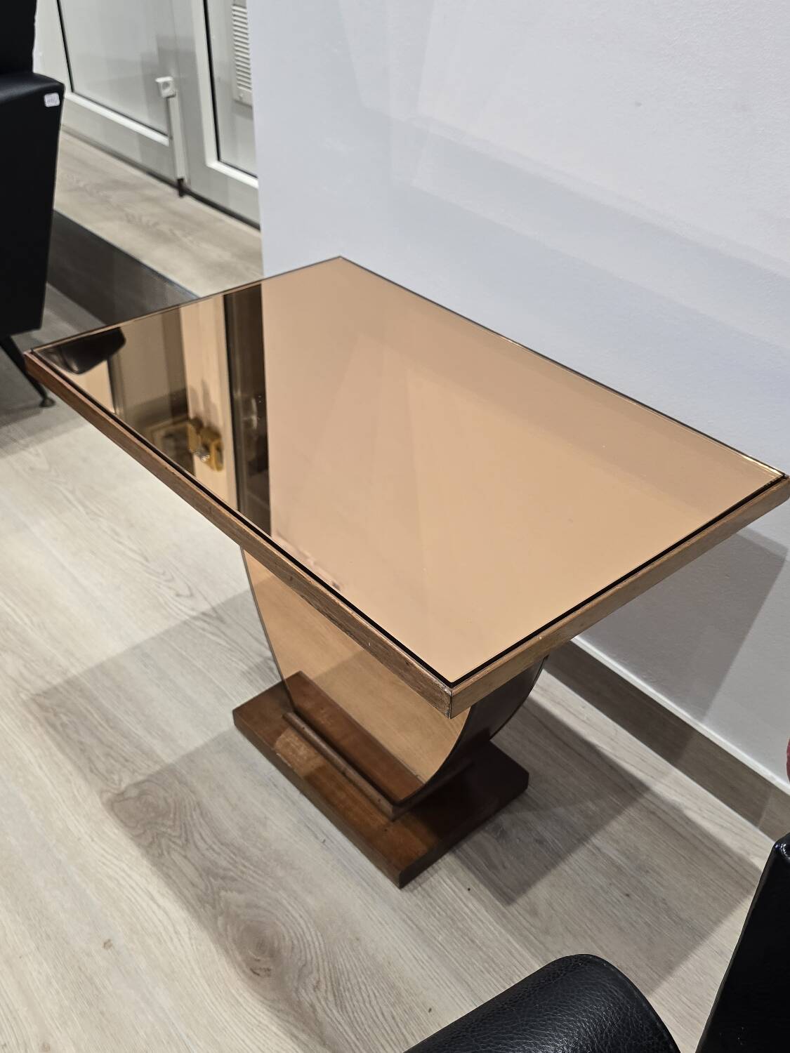 Art Deco mirrored coffee table