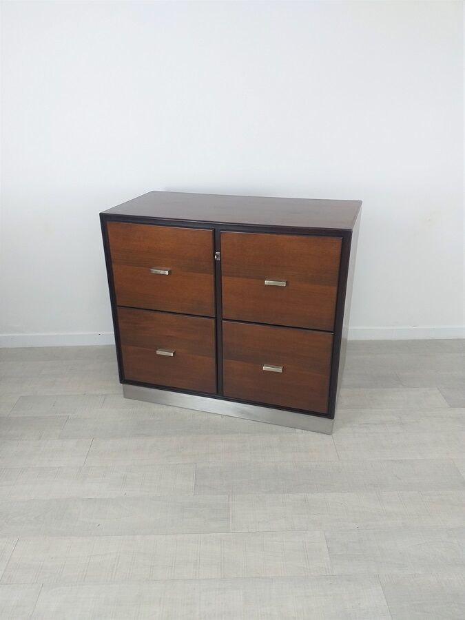 Vintage rosewood chest of drawers by Gianni Moscatelli for Formanova, 1970