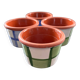 Set of 4 succulent pot covers