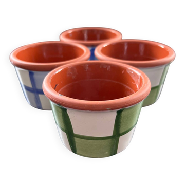 Lot de 4 cache pots pour succulentes