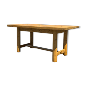 Table design bois massif