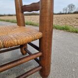 Brutalist low chair