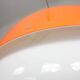 Rare lampe à pendentif Méduse XXL orange de Guzzini, années 1970