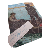 Antique wooden puzzle