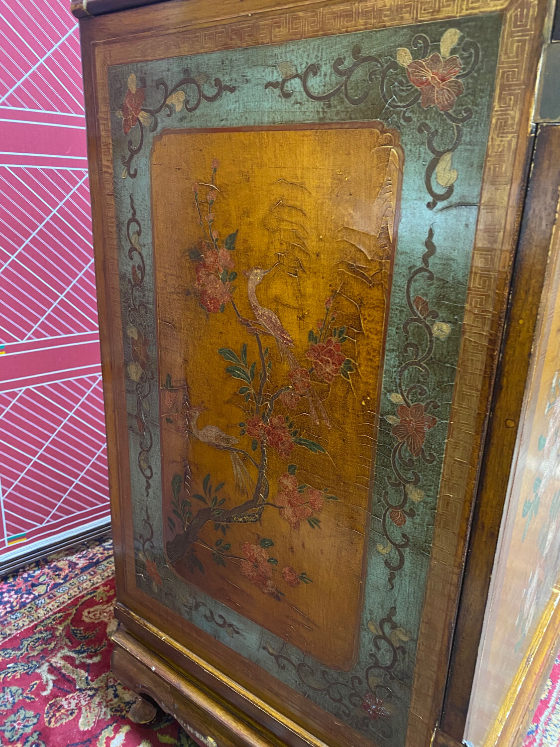 Bar furniture old Asian Chinese style transformed