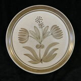 6 flat plates vintage flower decoration Lonchamp