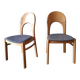 Pair of Danish Morten dining chairs designed by Niels Koefoed
