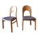 Pair of Danish Morten dining chairs designed by Niels Koefoed