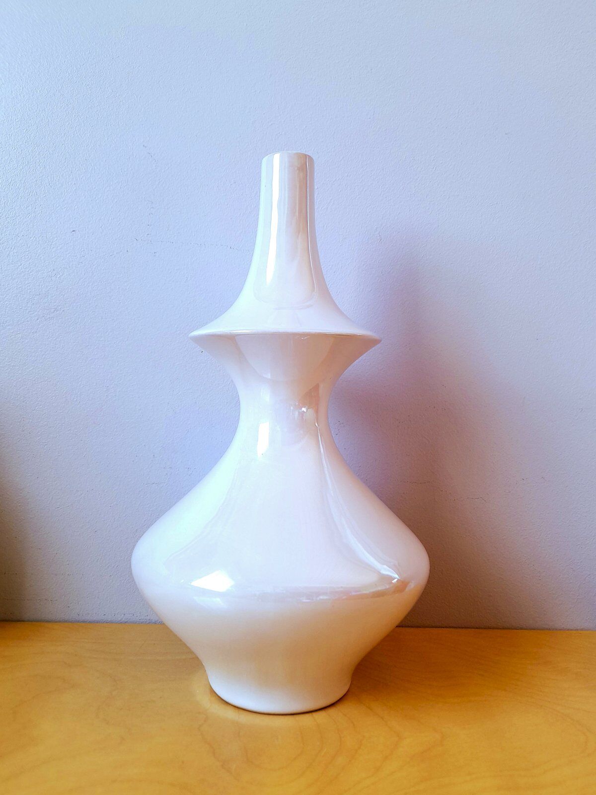 White ceramic vase