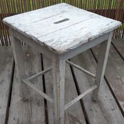 Patinated workshop stool 1930