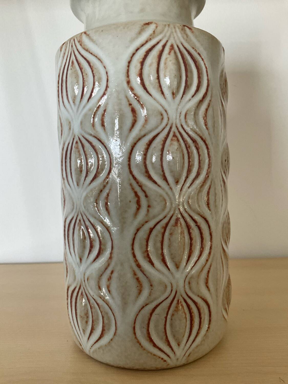 Vintage Amsterdam ceramic vase Scheurich 70s