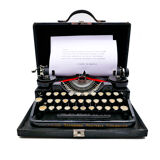1926 new tape revised black tape underwood typewriter 3 bank