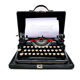 1926 new tape revised black tape underwood typewriter 3 bank