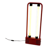 Red neon lamp by Gian N. Gigante for Zerbetto, 1980